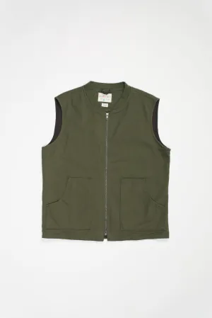 3029 Canvas Vest w/Patch Pockets | Coriander