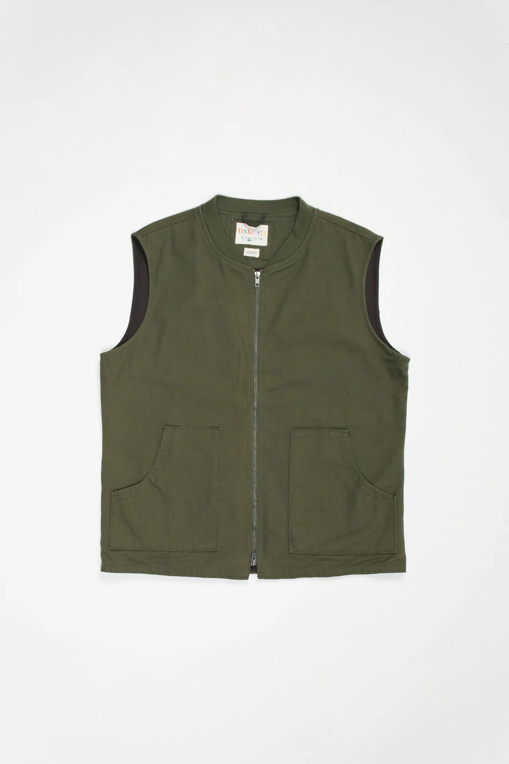 3029 Canvas Vest w/Patch Pockets | Coriander