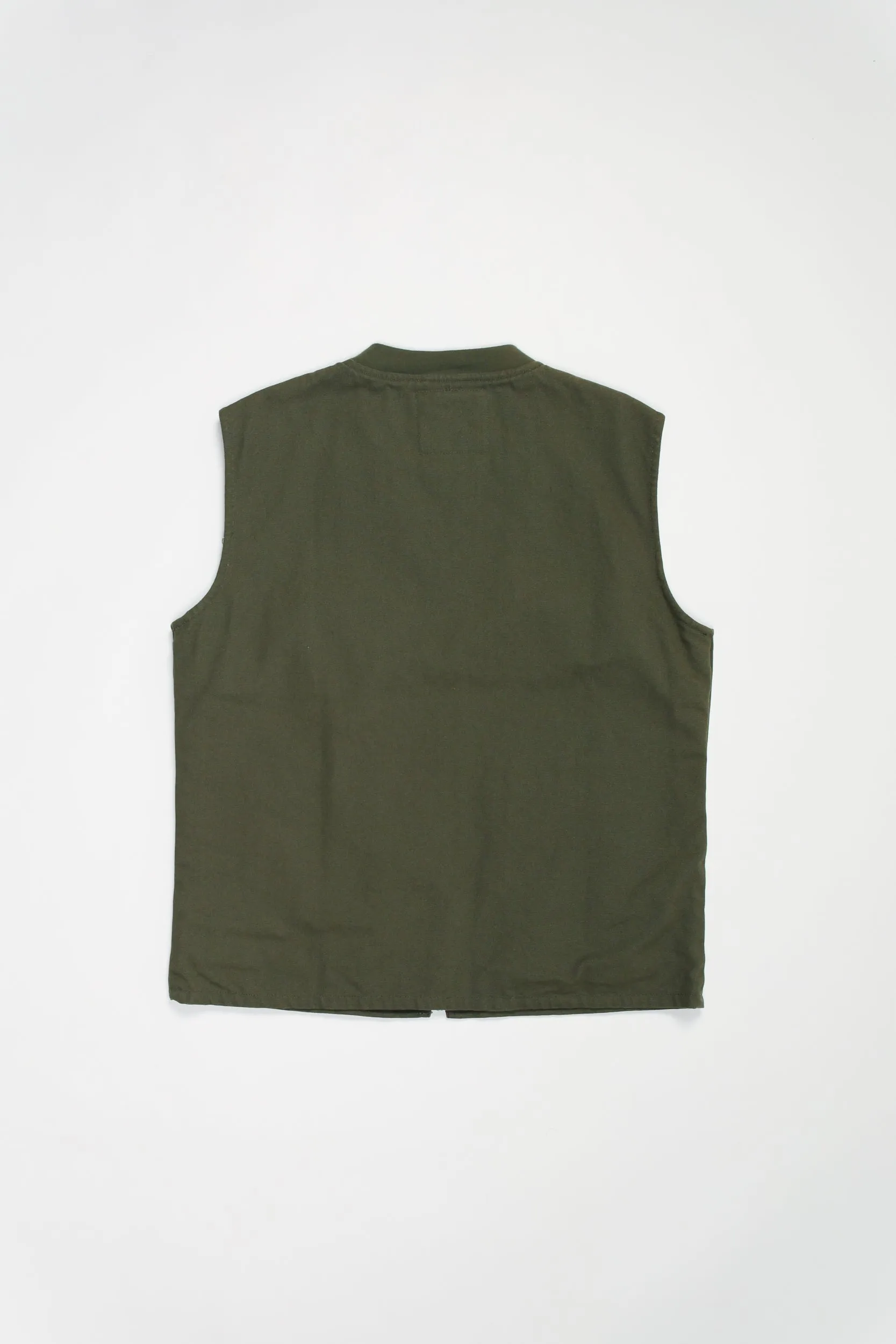 3029 Canvas Vest w/Patch Pockets | Coriander