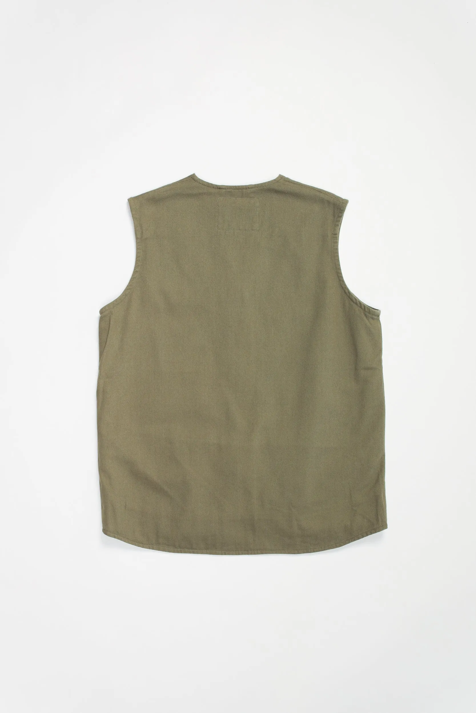 3036 Drill Zip-Up Vest | Moss