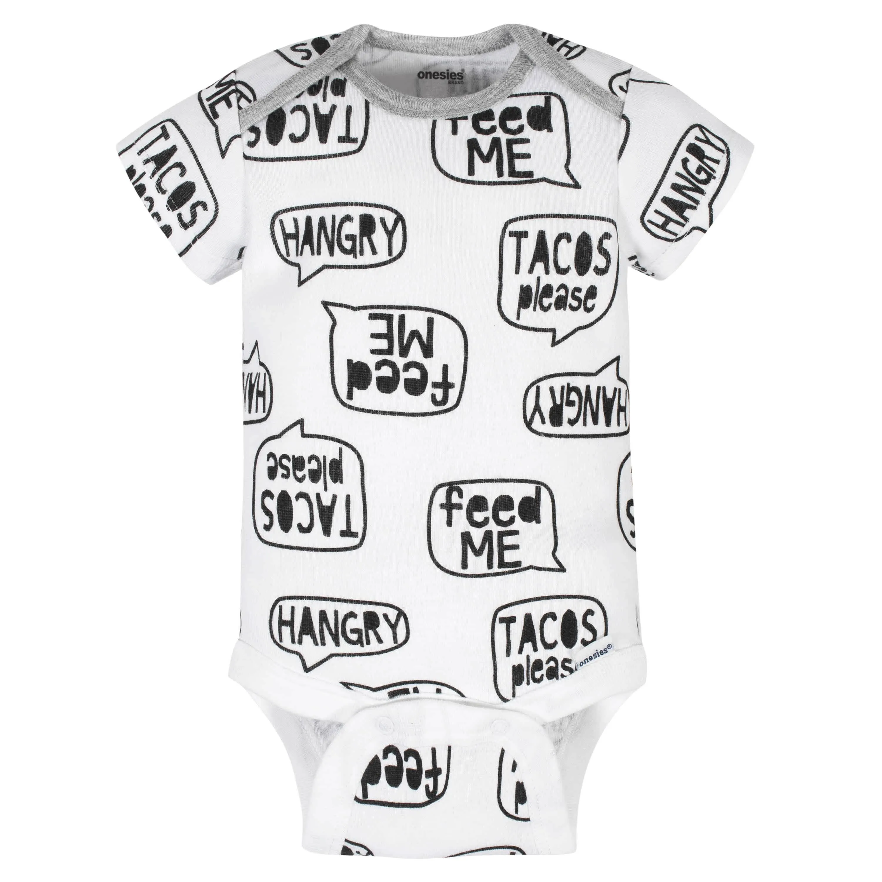 8-Pack Baby Neutral Taco Onesies® Brand Bodysuits