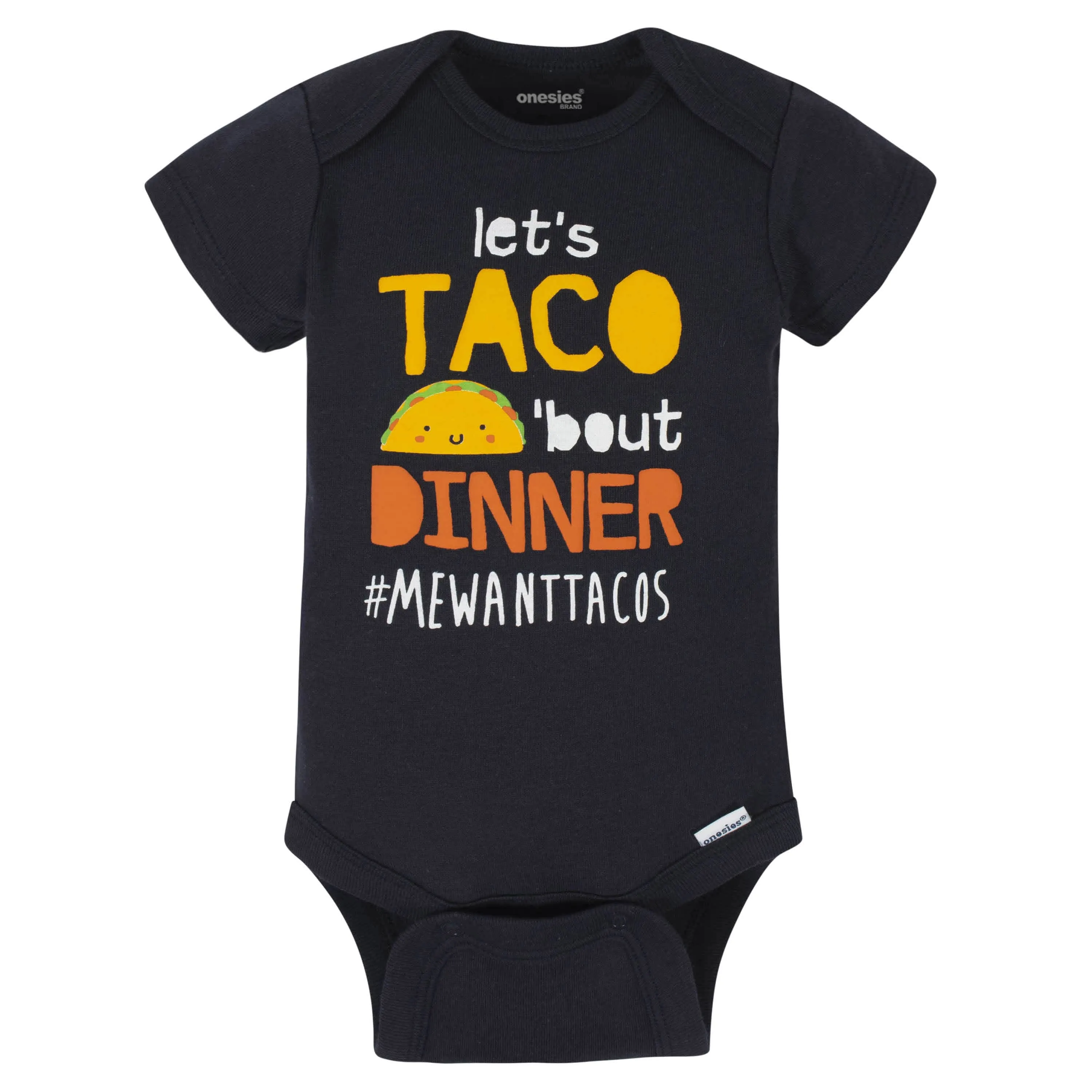 8-Pack Baby Neutral Taco Onesies® Brand Bodysuits