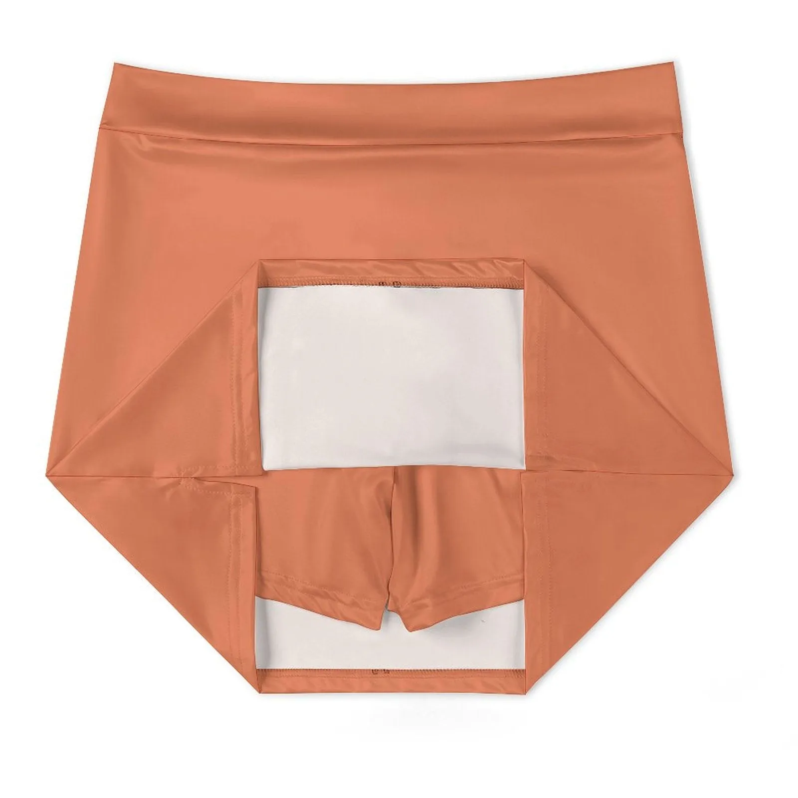 A-Line Skirt with Pocket Light proof trouser skirt Terracotta