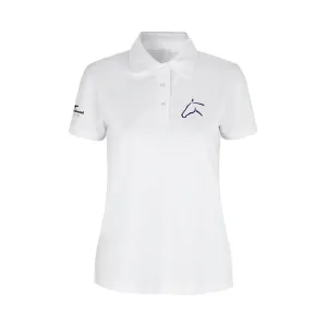 AACCP Women's White Polo Shirt