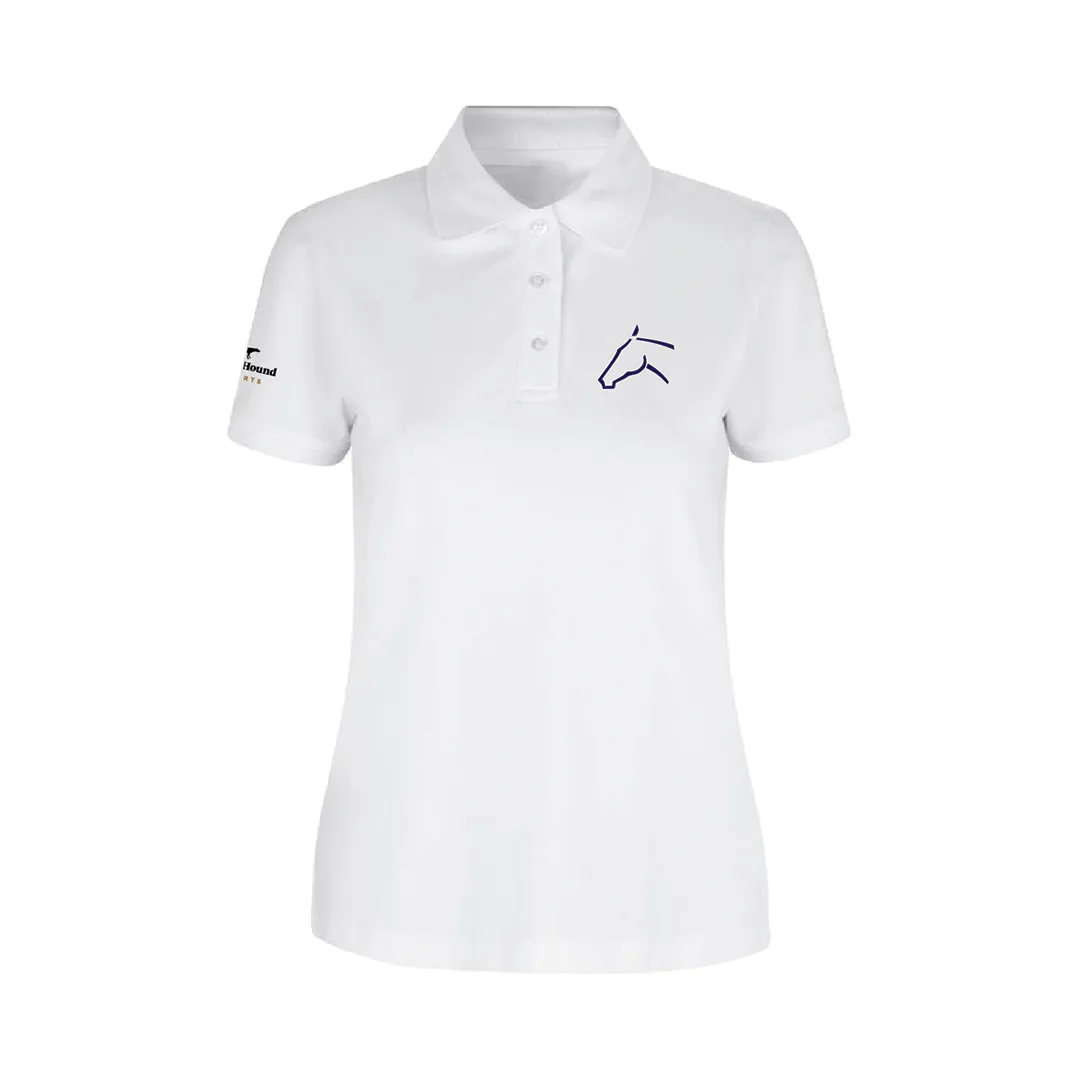 AACCP Women's White Polo Shirt