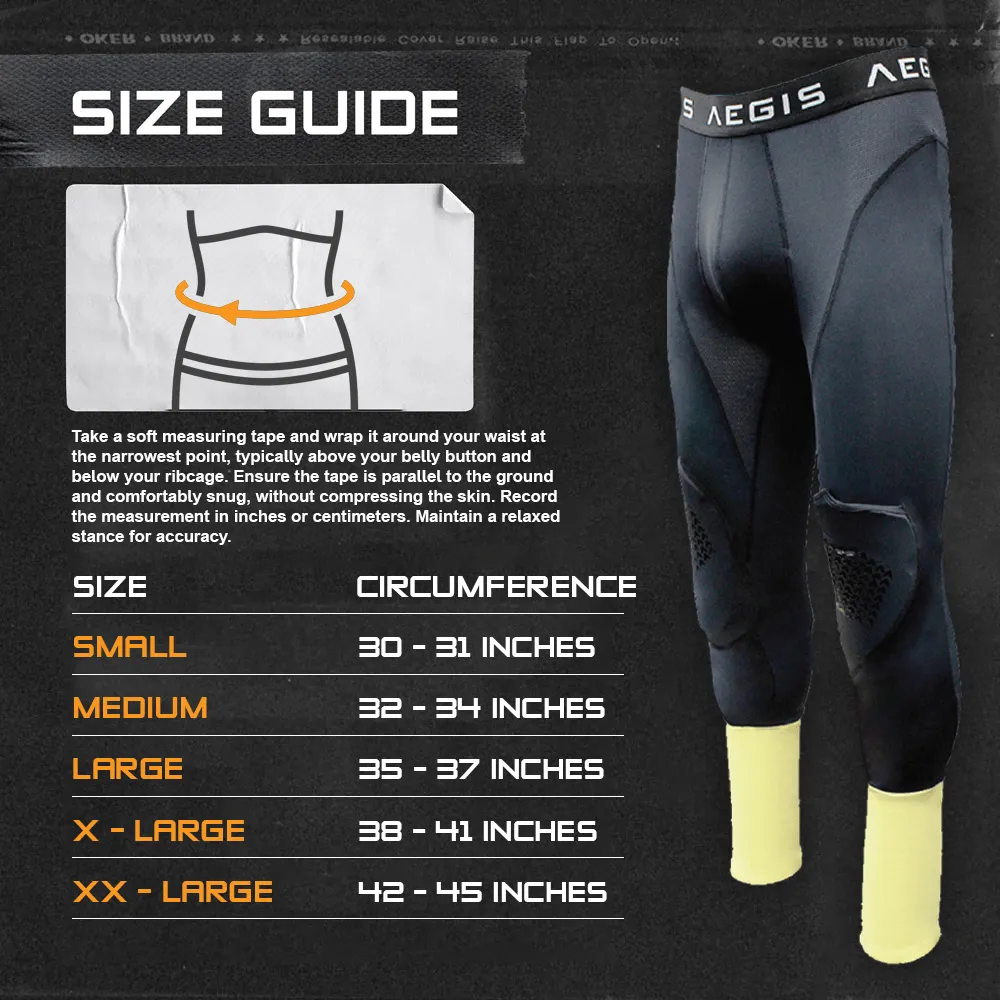 Aegis Interceptor Senior Goalie Baselayer Padded Pants