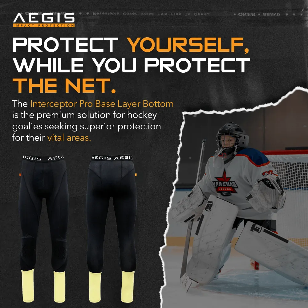 Aegis Interceptor Senior Goalie Baselayer Padded Pants