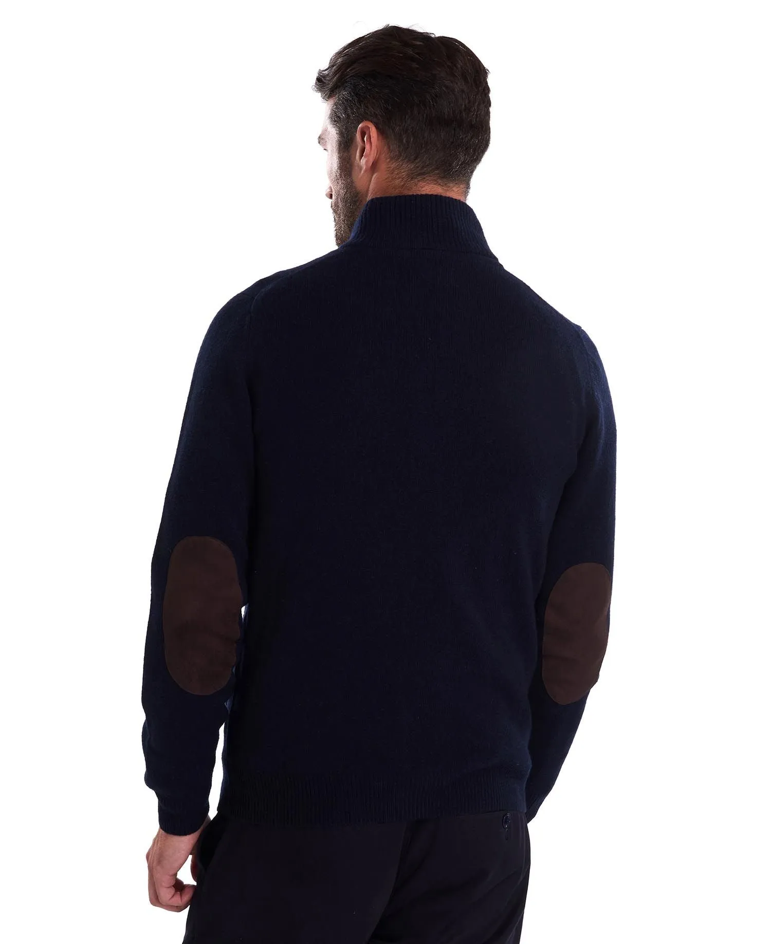 Barbour - Patch Zip Thru Sweater, Navy