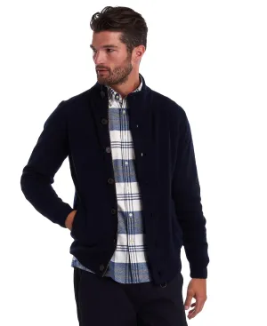 Barbour - Patch Zip Thru Sweater, Navy