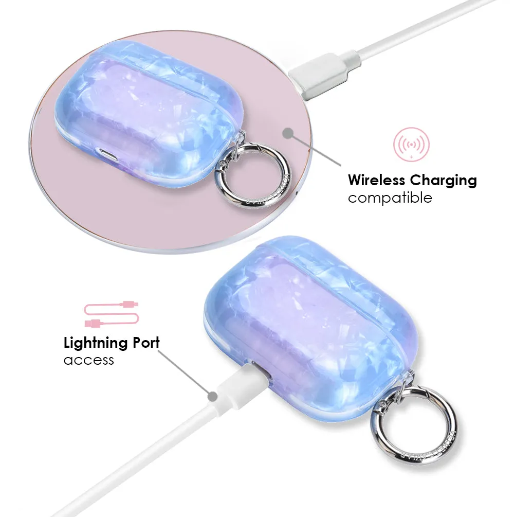 Blue Opal Quartz AirPod Case