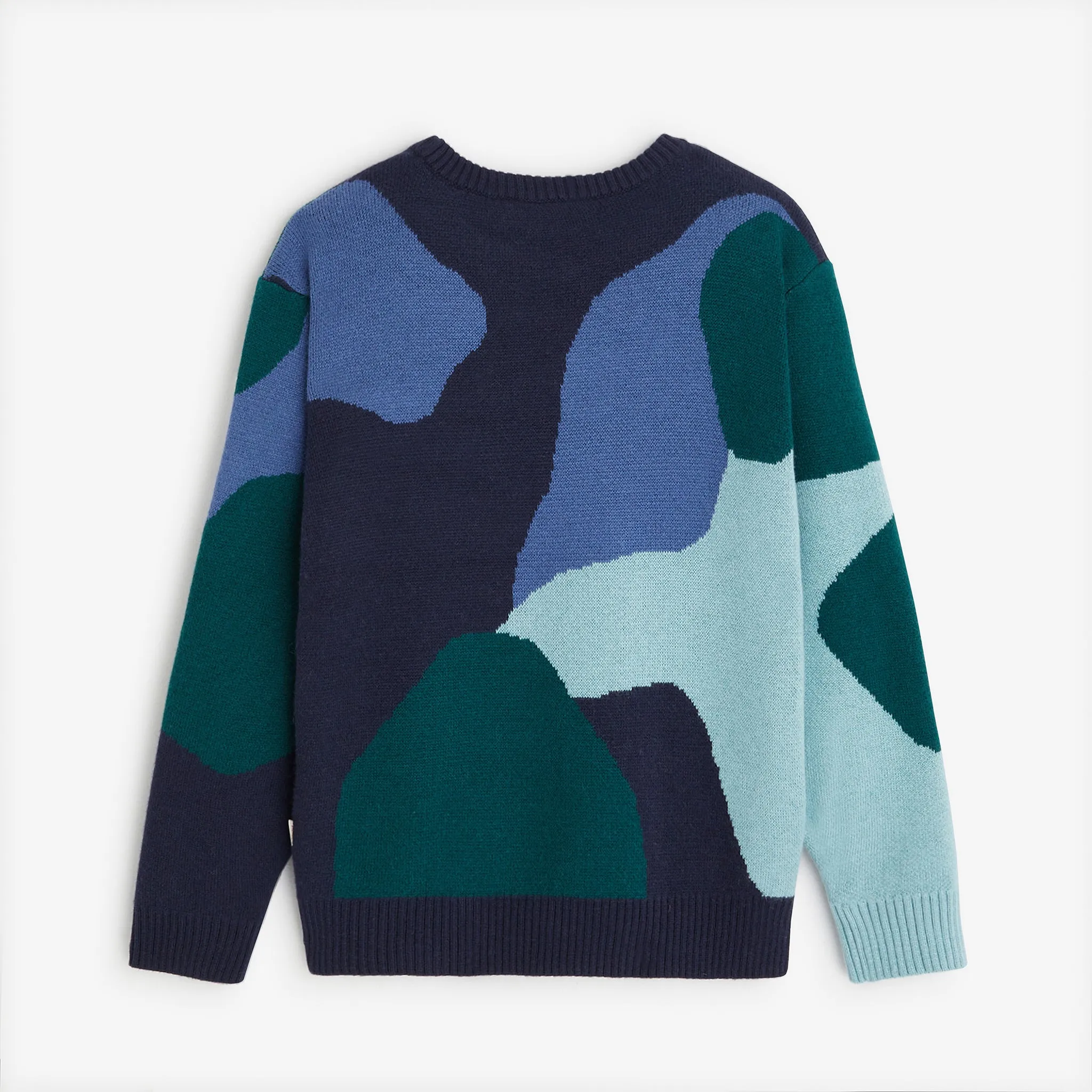 Boys' blue knitted sweater