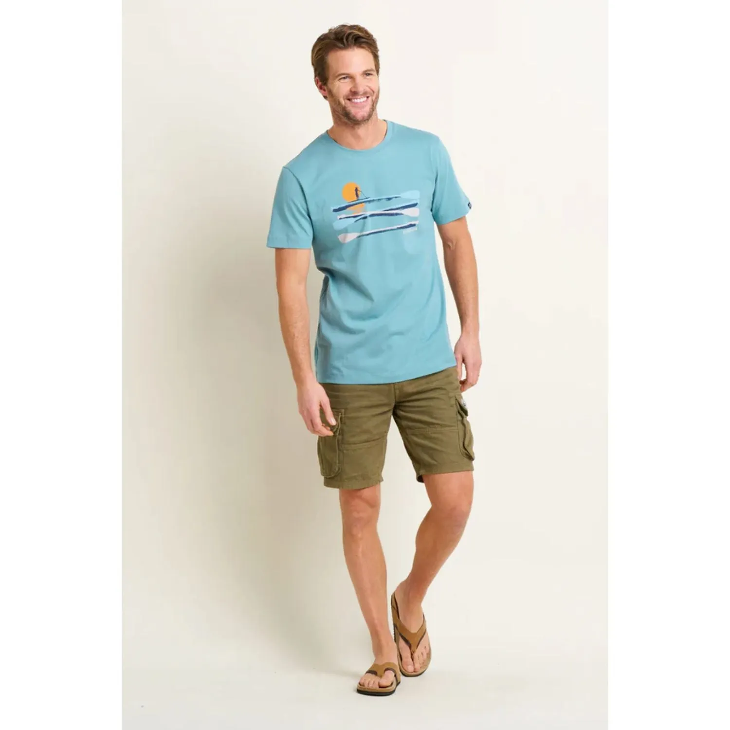 Brakeburn XXL Light Blue Paddleboard T-Shirt