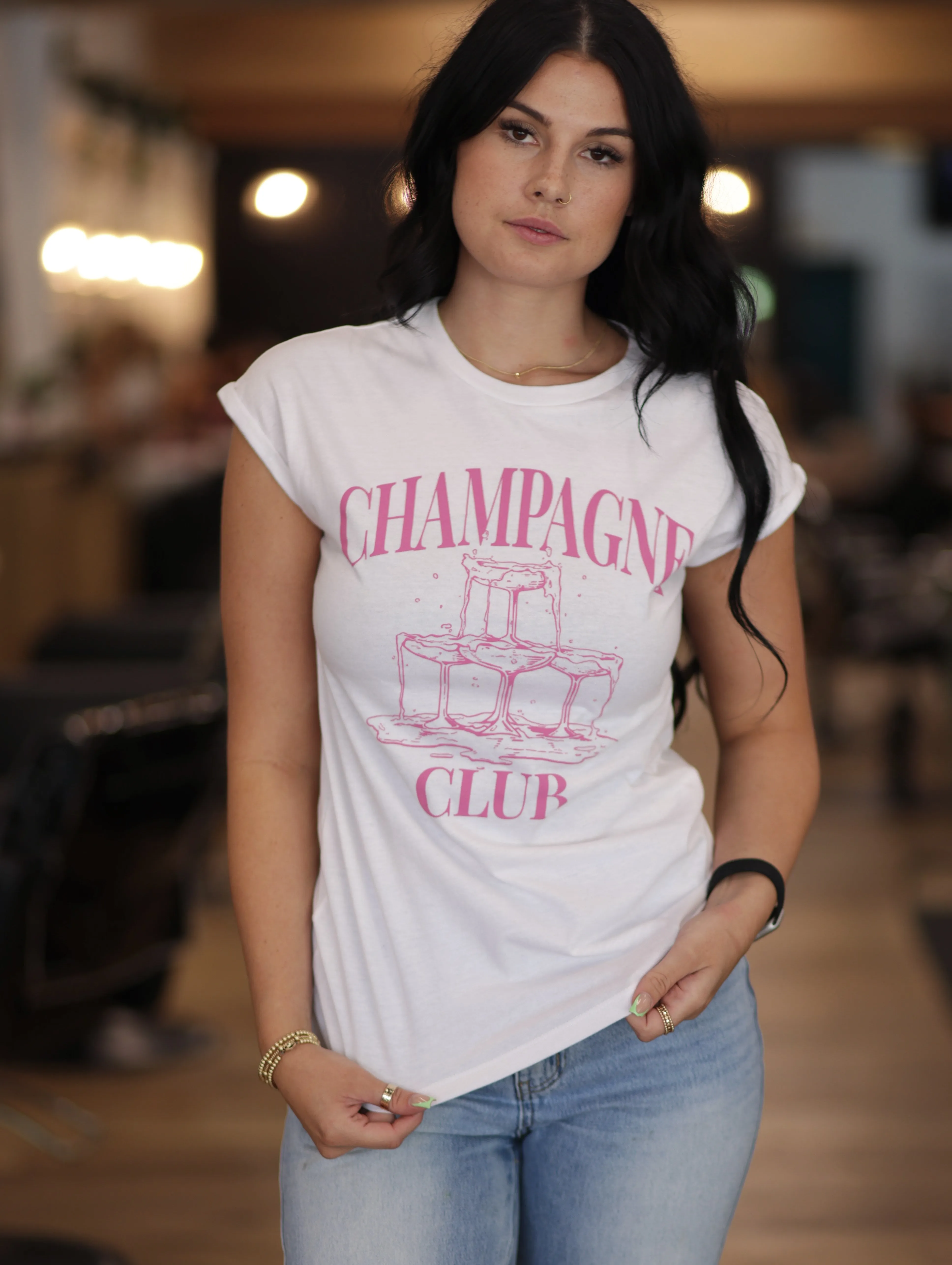 Champagne Club Graphic Tee