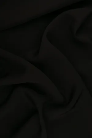 Dark Merlot Silk 4-Ply Crepe Fabric