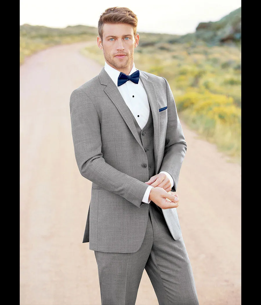 Diamond - 262 - Ultra Slim Heather Grey Clayton - All Dressed Up, Suit Rental