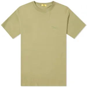 Dime Classic Small Logo T-Shirt, Army Green