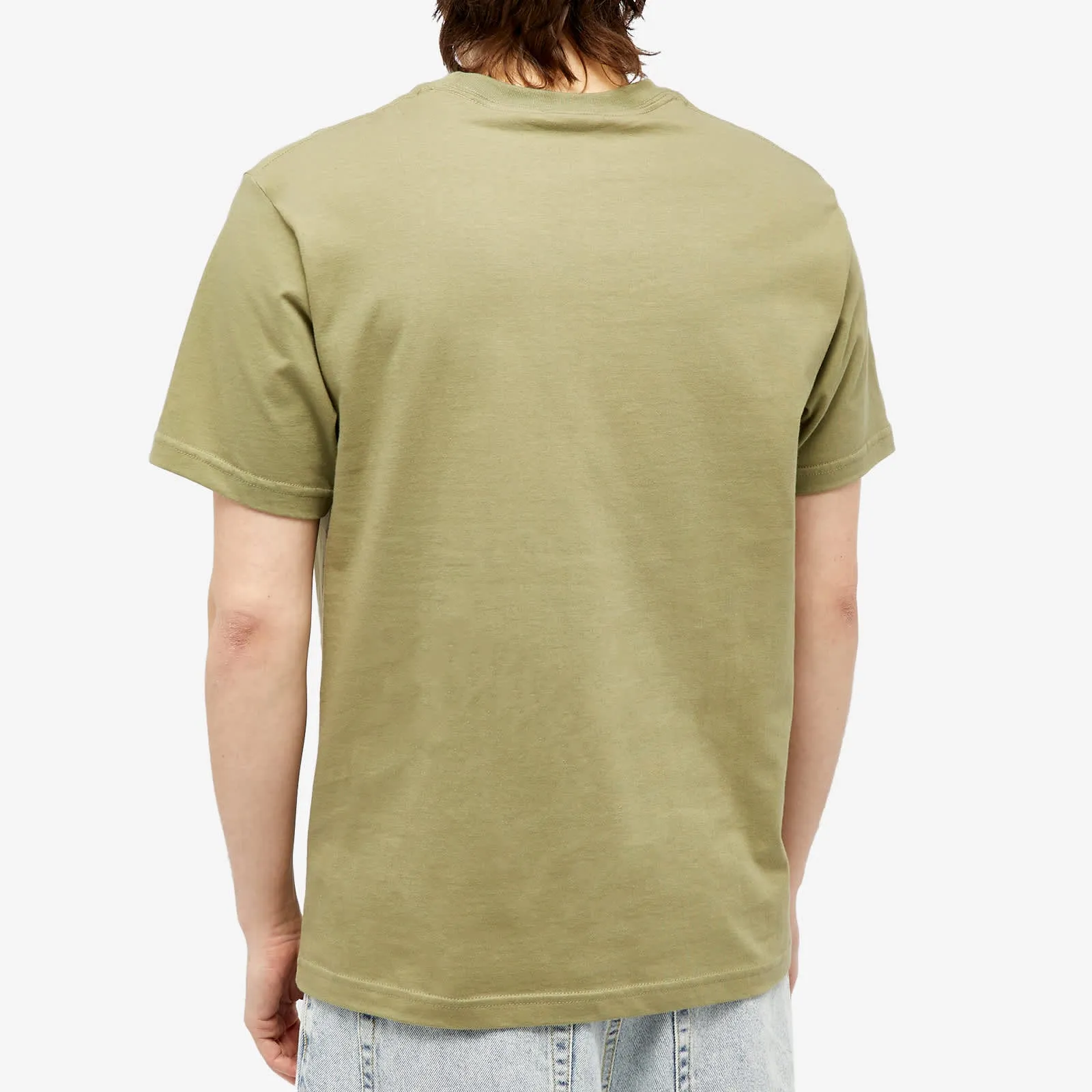 Dime Classic Small Logo T-Shirt, Army Green