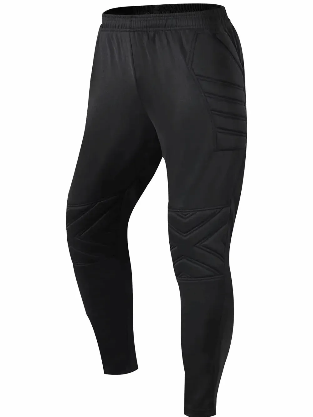 Elastic Waist Men's Training Pants With Protective Padded - SF1565