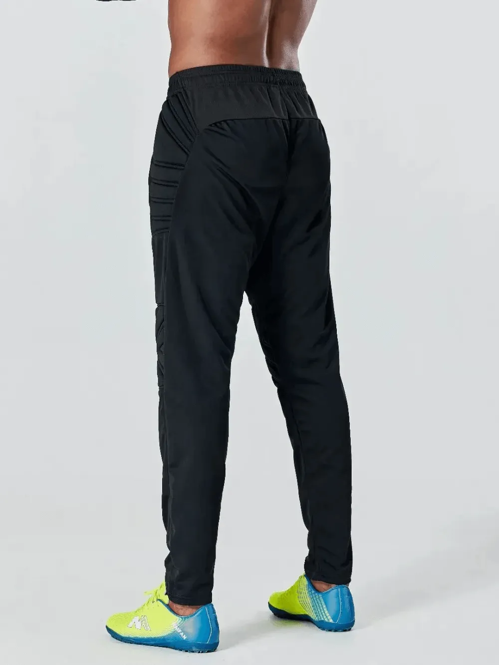 Elastic Waist Men's Training Pants With Protective Padded - SF1565