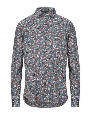 Etro Man Shirt Steel grey 16 inches-neck