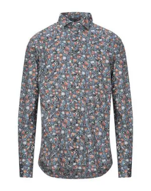 Etro Man Shirt Steel grey 16 inches-neck