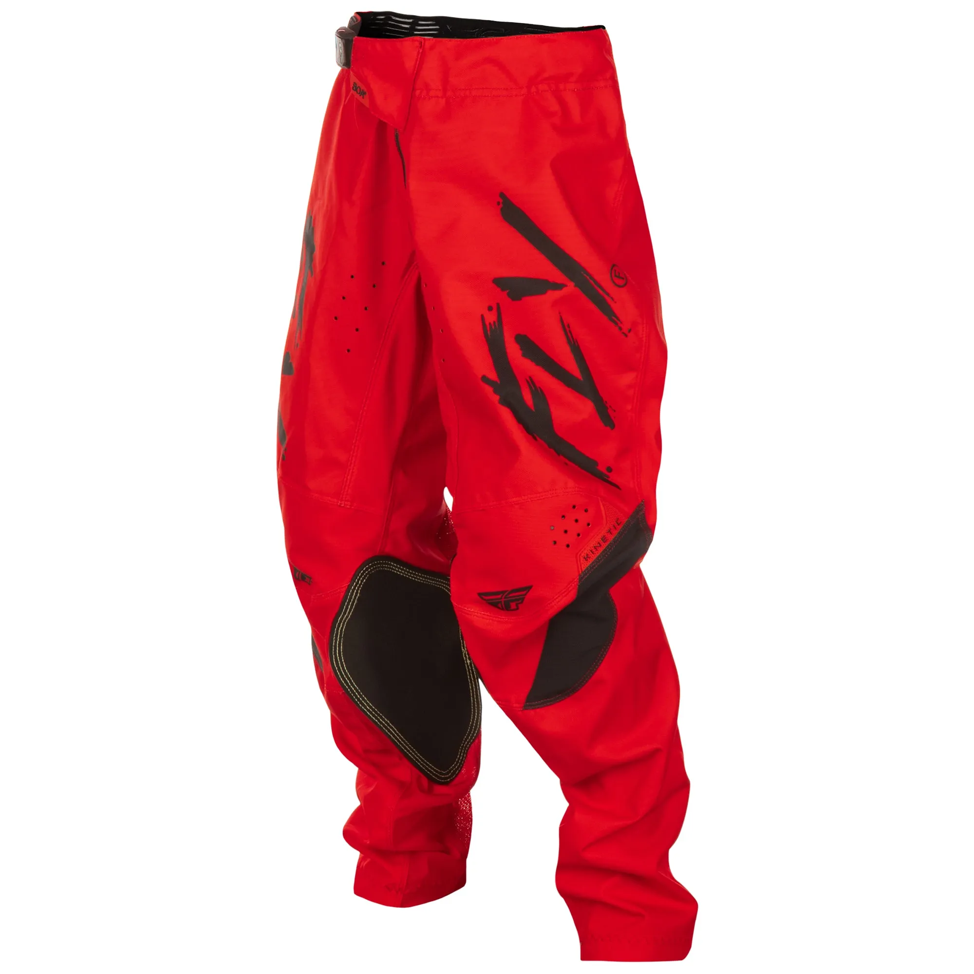 Fly Racing 2025 Youth Kinetic Stoke Pants Red Black