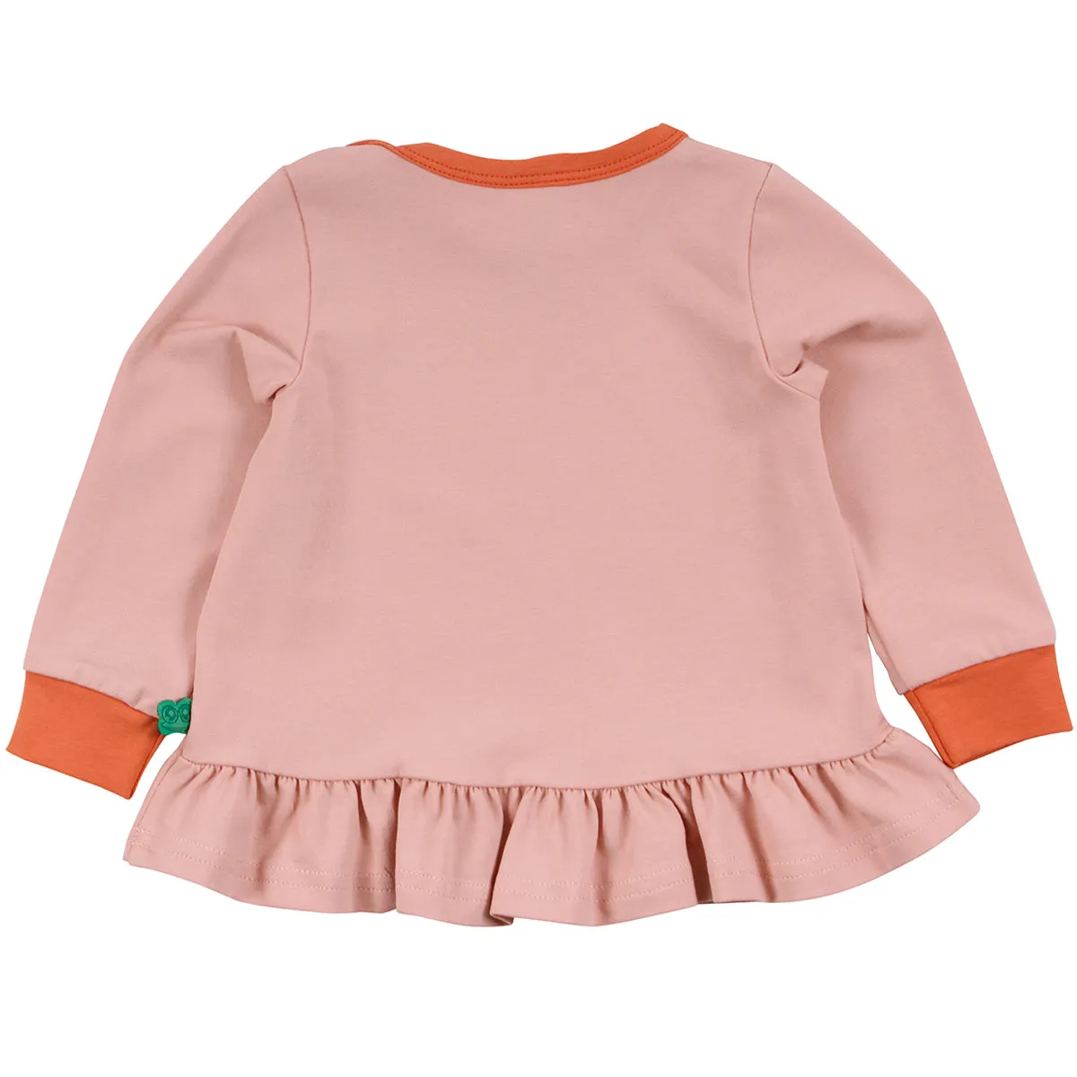 Hedgehog ruffled top: Size 18-24M