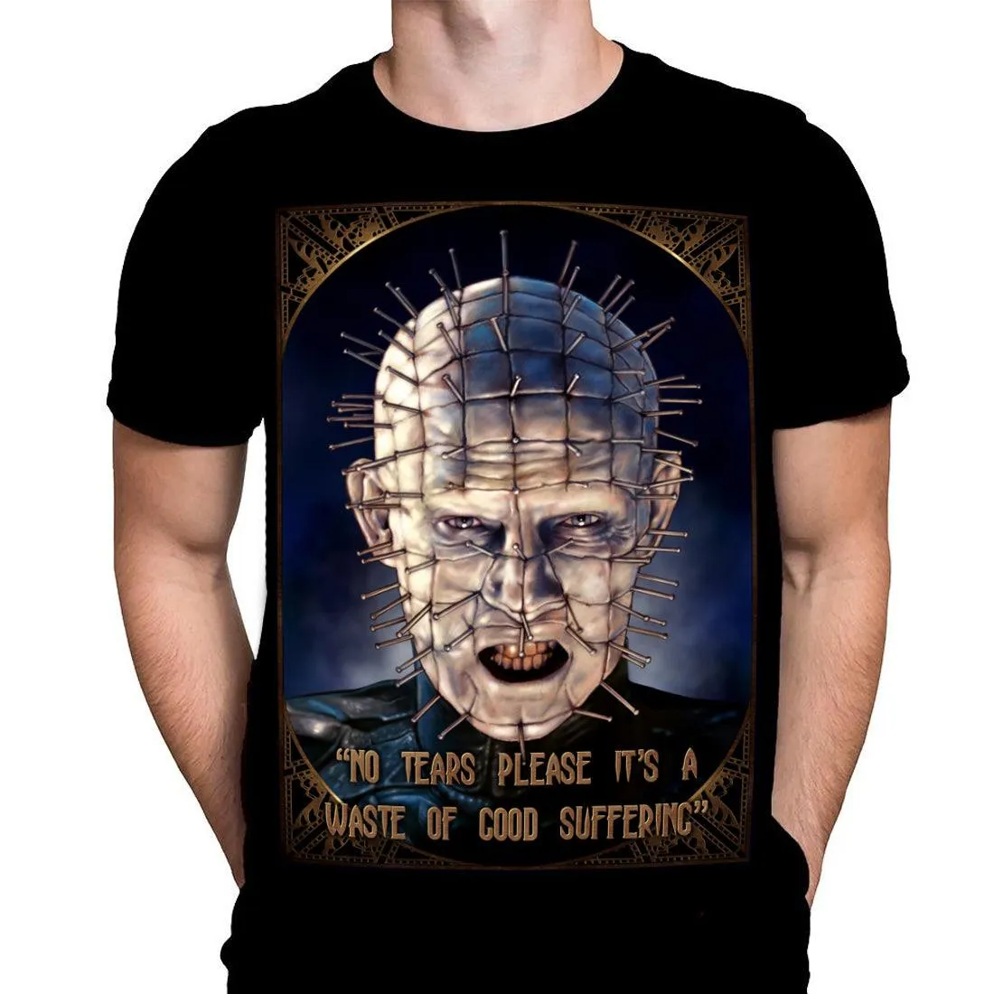 Hellraiser Good Suffering - Classic Horror Movie Art - T-Shirt by Peter Panayis