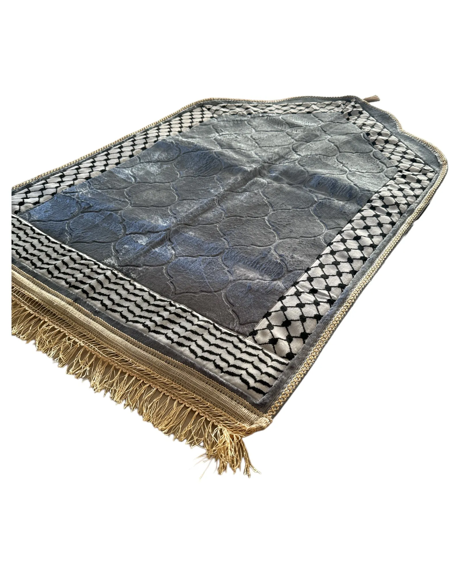 Heritage Elegance: Hand Made Bespoke Keffiyeh Prayer Mats