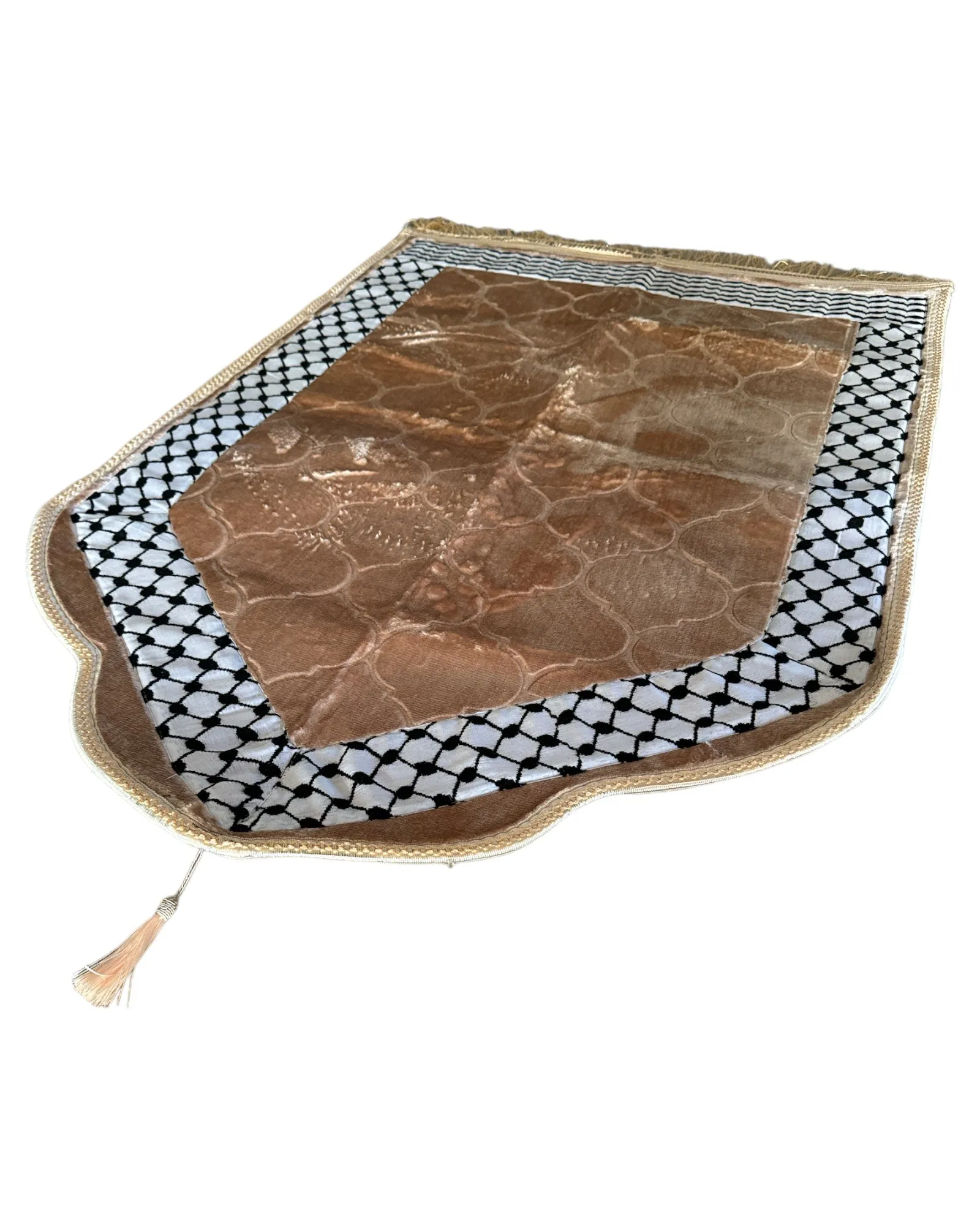 Heritage Elegance: Hand Made Bespoke Keffiyeh Prayer Mats