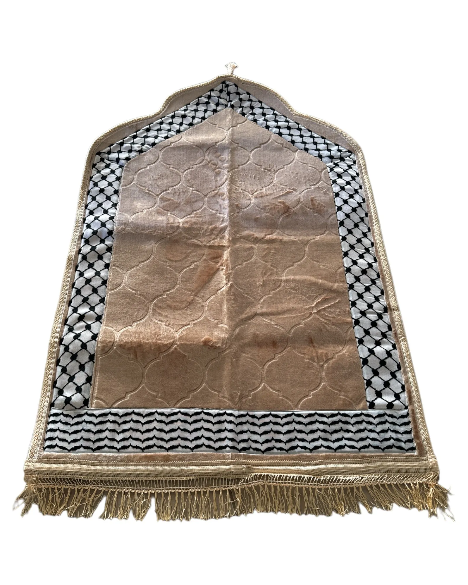 Heritage Elegance: Hand Made Bespoke Keffiyeh Prayer Mats