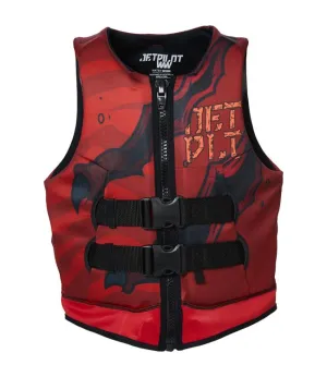 Jetpilot Rex Cause Boys Life Vest (2024) - Red