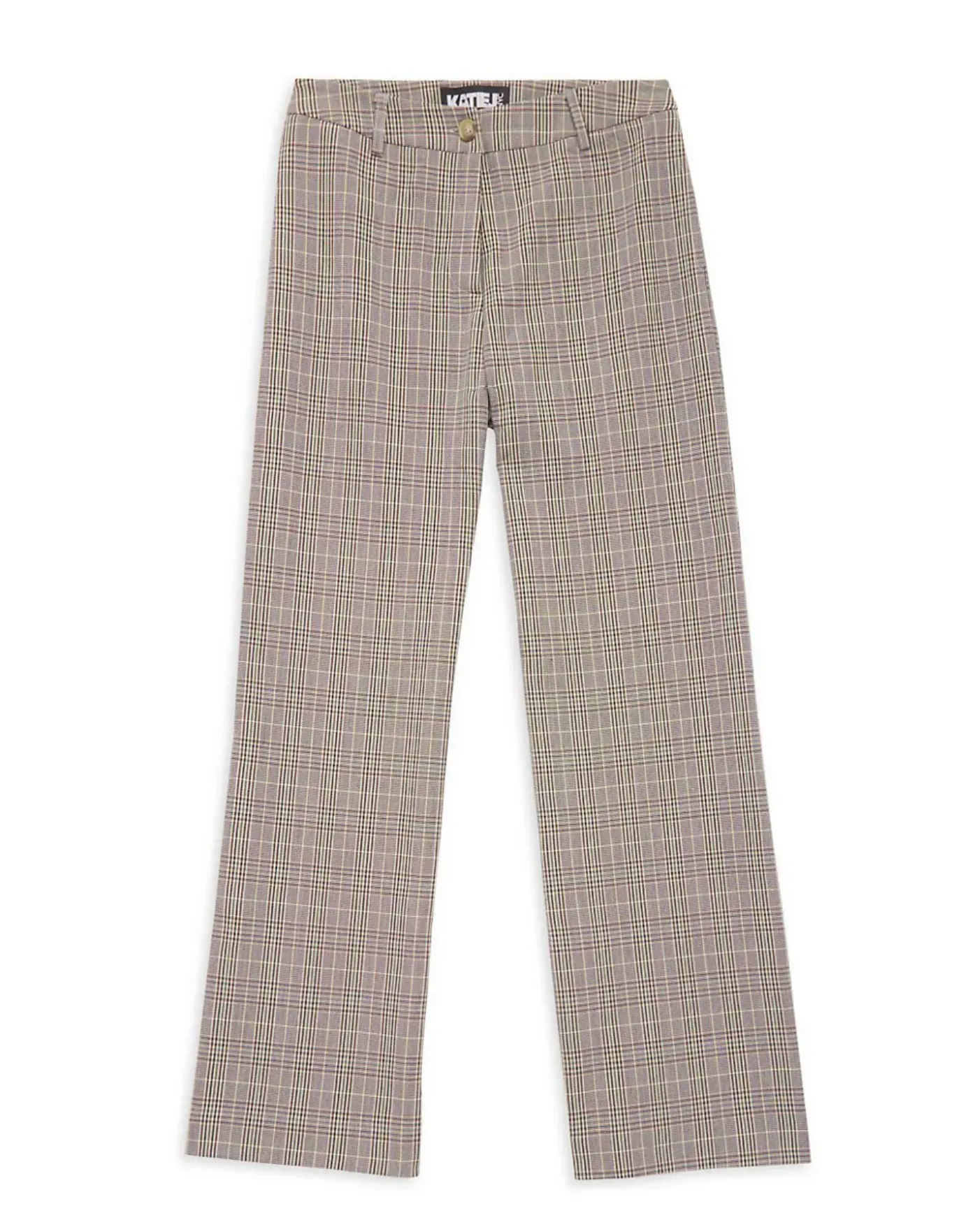 KatieJ NYC Juniors Blake Plaid Ankle Length Pants