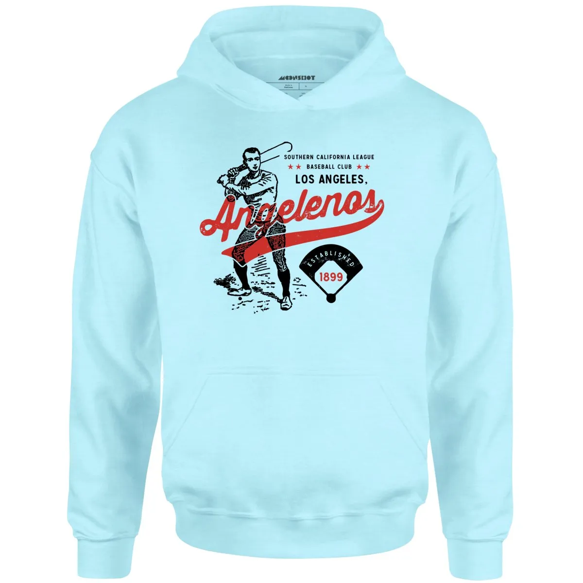 Los Angeles Angelenos - California - Vintage Defunct Baseball Teams - Unisex Hoodie