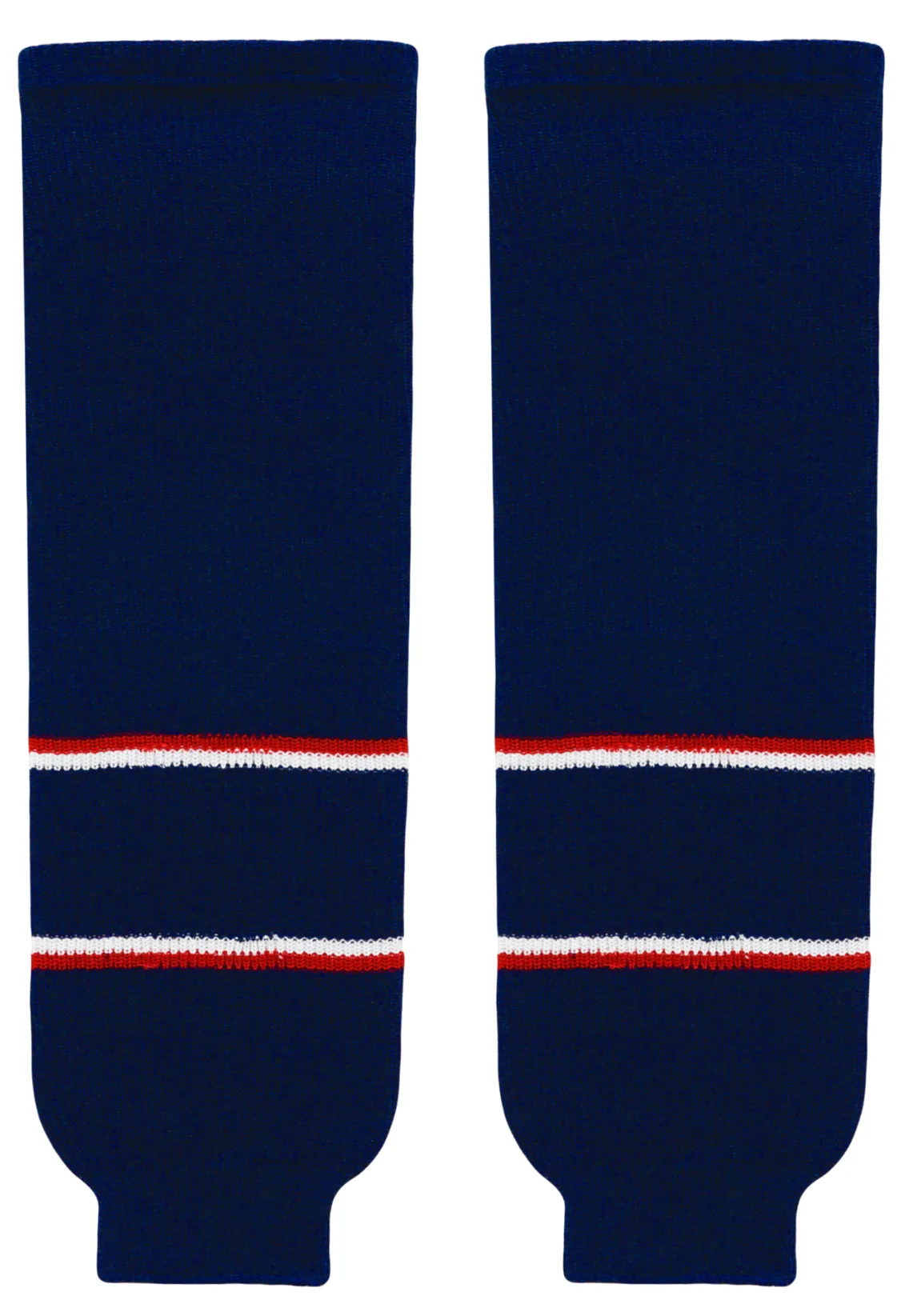 Modelline Columbus Blue Jackets Home Navy Knit Ice Hockey Socks