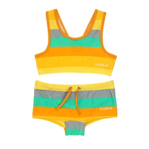 Multistripe Bikini - Sunset