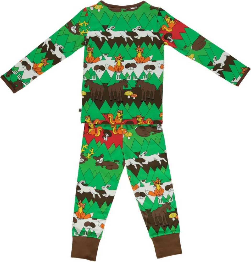 Nightwear Set LS. Christmas Landscape