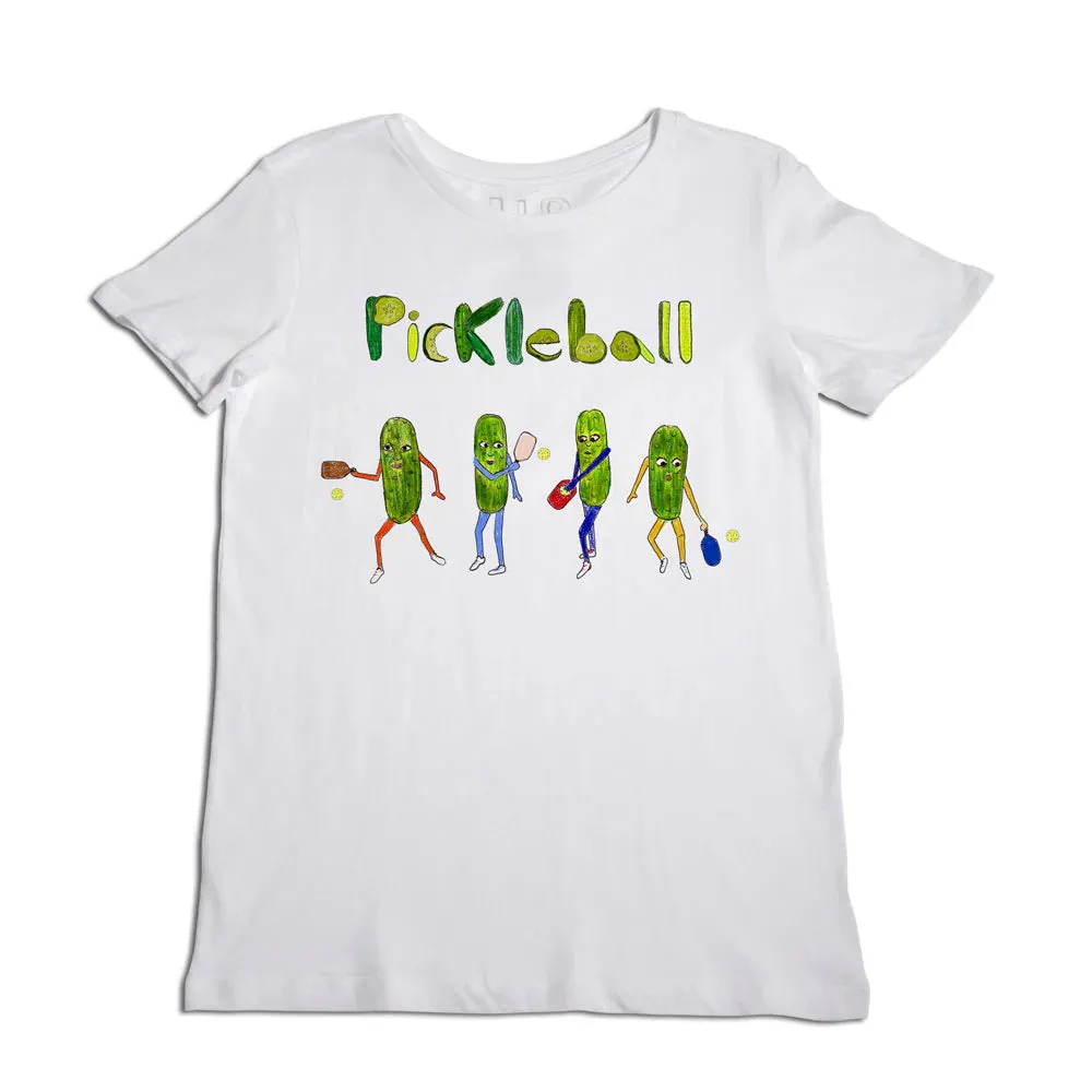 Pickleball Women's White T-Shirt