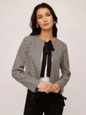 Poppy Bow Micro Jacket