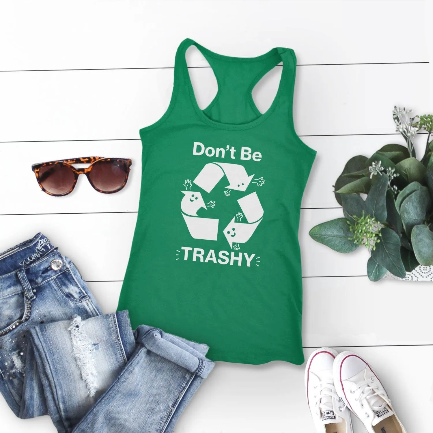 Recycle Tank Top for Women | Funny Summer Tank with saying