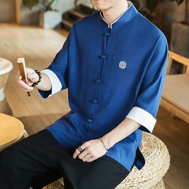 Simple Japanese Haori Shirts