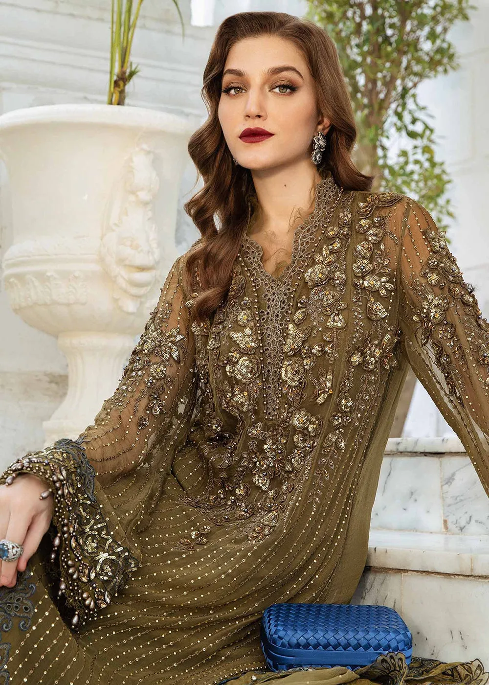 Unstitched Chiffon Formals '24 by Maria B | MPC-24-108