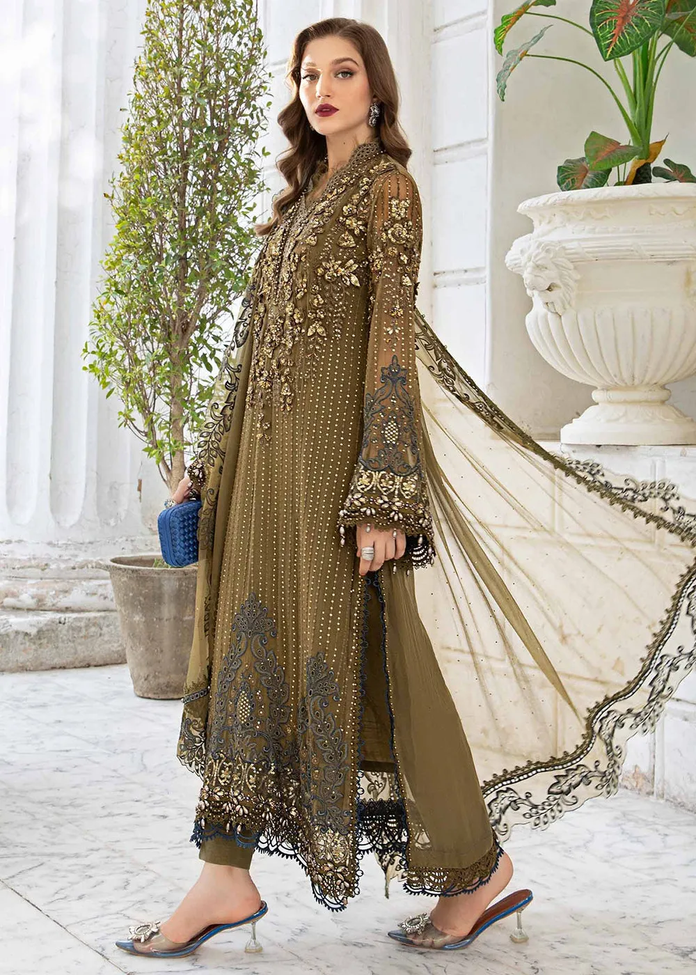 Unstitched Chiffon Formals '24 by Maria B | MPC-24-108