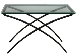 Villa Moderne Hall Table Iron Contemporary Rustic Chic